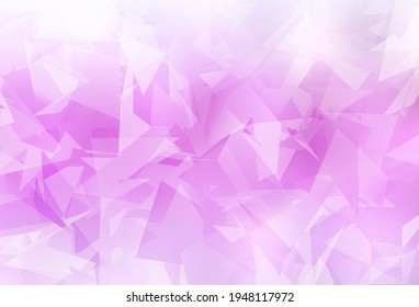Light Pink vector texture with abstract poly forms. Modern abstract illustration with colorful random forms. Elegant design for wallpapers.