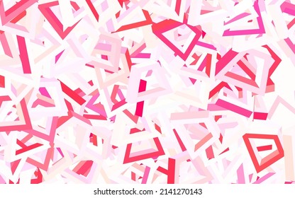 Light Pink vector texture with abstract forms. Modern abstract illustration with colorful random forms. Simple design for your web site.