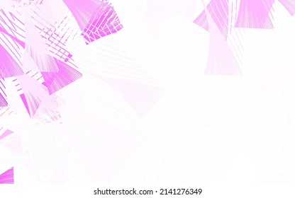 Light Pink vector texture with abstract forms. Decorative design in abstract style with random forms. Elegant design for wallpapers.
