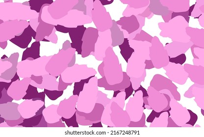 Light Pink vector texture with abstract forms. Colorful chaotic forms with gradient in modern style. Simple design for your web site.