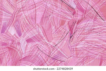Textura vectorial rosa claro con formas abstractas.