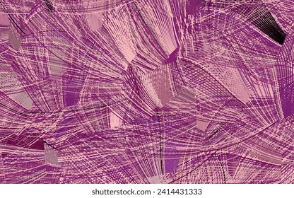 Light Pink vector texture with abstract forms.
