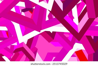 Light Pink vector texture with abstract forms. Illustration with colorful gradient shapes in abstract style. Simple design for your web site.