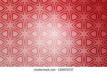 Light Pink vector texture with beautiful stars. Stars on blurred abstract background with gradient. Pattern for websites, landing pages.