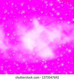 Light Pink vector texture with beautiful stars. Modern geometric abstract illustration with stars. Pattern for wrapping gifts.