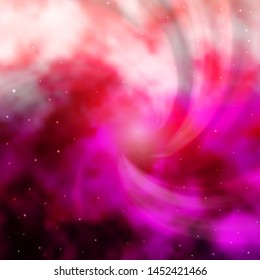 Light Pink vector texture with beautiful stars. Modern geometric abstract illustration with stars. Best design for your ad, poster, banner.