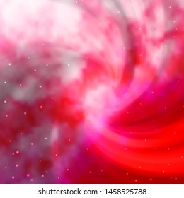 Light Pink vector texture with beautiful stars. Colorful illustration in abstract style with gradient stars. Theme for cell phones.