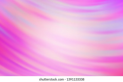 Light Pink vector texture with bent lines. Brand new colorful illustration in simple style. New composition for your brand book.