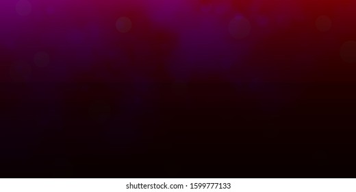 Light Pink vector texture with circles. Abstract illustration with colorful spots in nature style. Pattern for wallpapers, curtains.