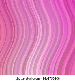 Light Pink vector texture with circular arc. Colorful illustration in abstract style with bent lines. Best design for your posters, banners.