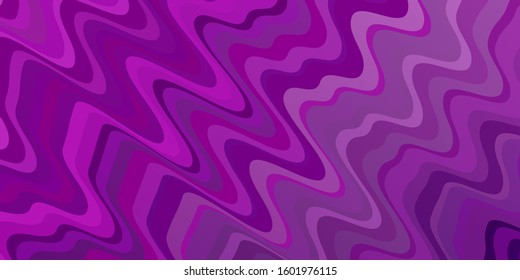 Light Pink vector texture with circular arc. Illustration in abstract style with gradient curved.  Pattern for websites, landing pages.