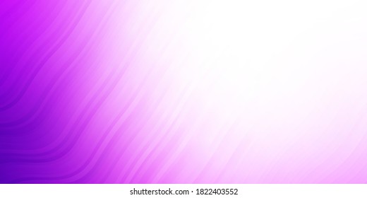 Light Pink vector texture with circular arc. Colorful illustration, which consists of curves. Template for your UI design.