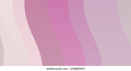 Light Pink vector texture with circular arc. Colorful illustration in abstract style with bent lines. Pattern for ads, commercials.