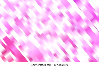 Light Pink vector texture with colored lines. Glitter abstract illustration with colored sticks. The pattern can be used for websites.