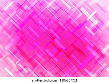Light Pink vector texture with colored lines. Glitter abstract illustration with colored sticks. The pattern can be used for websites.