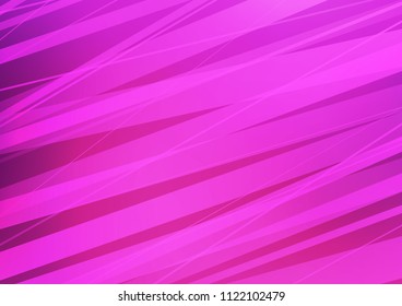 Light Pink vector texture with colored lines. Shining colored illustration with narrow lines. The pattern can be used as ads, poster, banner for commercial.