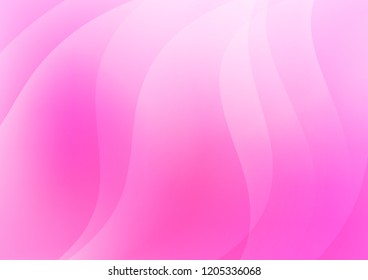 Light Pink vector texture with colored lines. Lines on blurred abstract background with gradient. The pattern can be used as ads, poster, banner for commercial.