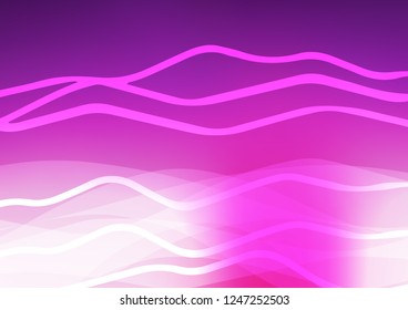 Light Pink vector texture with colored lines. Modern geometrical abstract illustration with staves. The pattern can be used for websites.