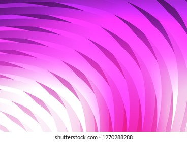 Light Pink vector texture with colored lines. Lines on blurred abstract background with gradient. Best design for your ad, poster, banner.