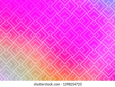 Light Pink vector texture with colored lines. Modern geometrical abstract illustration with staves. Pattern for business booklets, leaflets.