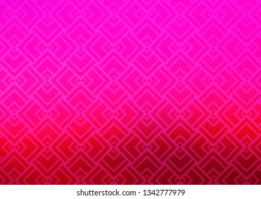 Light Pink vector texture with colored lines. Blurred decorative design in simple style with lines. Best design for your ad, poster, banner.