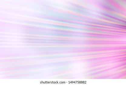 Light Pink vector texture with colored lines. Shining colored illustration with sharp stripes. Smart design for your business advert.
