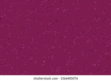 Light Pink vector texture with colored lines, dots. Glitter abstract illustration with colorful sticks. Smart design for your business advert.