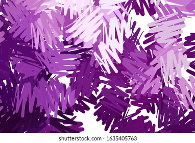 Light Pink vector texture with colored lines. Shining colored illustration with sharp stripes. Smart design for your business advert.