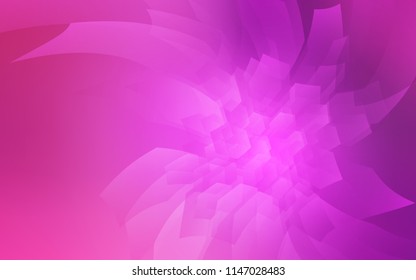 Light Pink vector texture with colorful hexagons. Design in abstract style with hexagons. Beautiful design for your business advert.