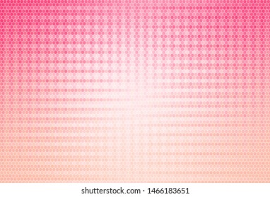 Light Pink vector texture with colorful hexagons. Illustration with set of colorful hexagons. Design for website posters, banners.
