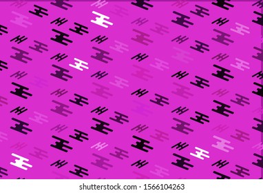 Light Pink vector texture with colorful lines. Modern geometrical abstract illustration with staves. Best design for your ad, poster, banner.