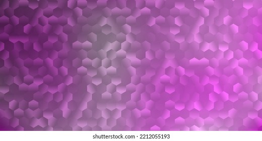 Light pink vector texture with colorful hexagons. Simple illustration with colorful gradient hexagons. Website poster , banner design.