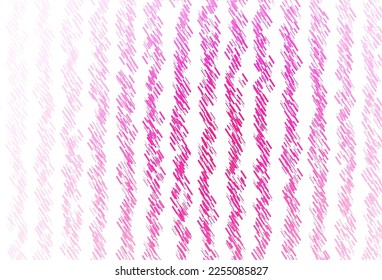 Textura vectorial rosa claro con líneas coloridas. Ilustración decorativa brillante con líneas sobre plantilla abstracta. Diseño inteligente para su anuncio comercial.