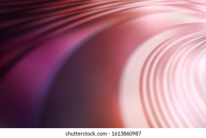 Light Pink vector texture with curved lines. A completely new colorful illustration in simple style. Abstract style for your business design.