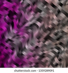 Light Pink vector texture with curves. Illustration in halftone style with gradient curves. Template for your UI design.