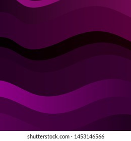Light Pink vector texture with curves. Gradient illustration in simple style with bows. Best design for your ad, poster, banner.