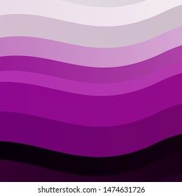 Light Pink vector texture with curves. Bright sample with colorful bent lines, shapes. Template for cellphones.