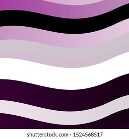 Light Pink vector texture with curves. Bright sample with colorful bent lines, shapes. Template for cellphones.