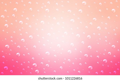 Light Pink vector texture with disks.