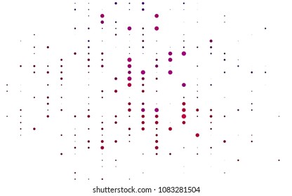 Light Pink vector  texture with disks. Illustration with set of shining colorful abstract circles. The pattern can be used for aqua ad, booklets.