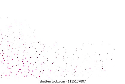 Light Pink vector  texture with disks. Abstract illustration with colored bubbles in nature style. New design for ad, poster, banner of your website.