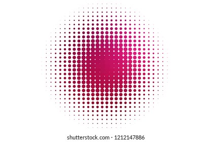 Light Pink vector texture with disks. Blurred decorative design in abstract style with bubbles. Template for your brand book.