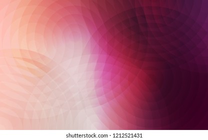 Light Pink vector texture with disks. Beautiful colored illustration with blurred circles in nature style. Beautiful design for your business advert.