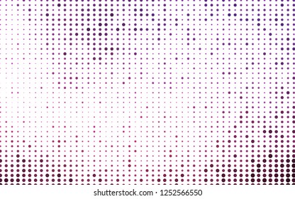 Light Pink vector texture with disks. Blurred decorative design in abstract style with bubbles. Design for posters, banners.