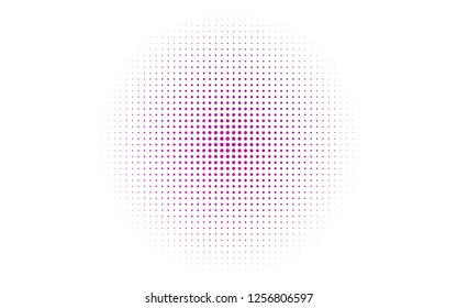 Light Pink vector texture with disks. Abstract illustration with colored bubbles in nature style. Design for posters, banners.