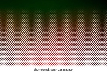 Light Pink vector texture with disks. Modern abstract illustration with colorful water drops. Pattern for ads, booklets.