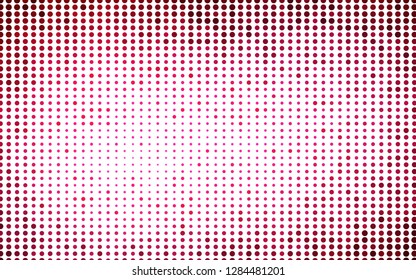 Light Pink vector texture with disks. Blurred bubbles on abstract background with colorful gradient. Pattern for ads, leaflets.