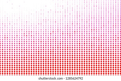 Light Pink vector texture with disks. Blurred decorative design in abstract style with bubbles. Pattern for ads, leaflets.