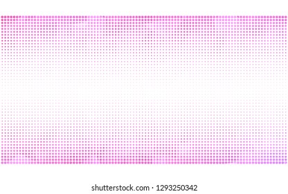 Light Pink vector  texture with disks. Blurred bubbles on abstract background with colorful gradient. Pattern for futuristic ad, booklets.
