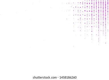 Light Pink vector texture with disks. Abstract illustration with colored bubbles in nature style. Design for your business advert.